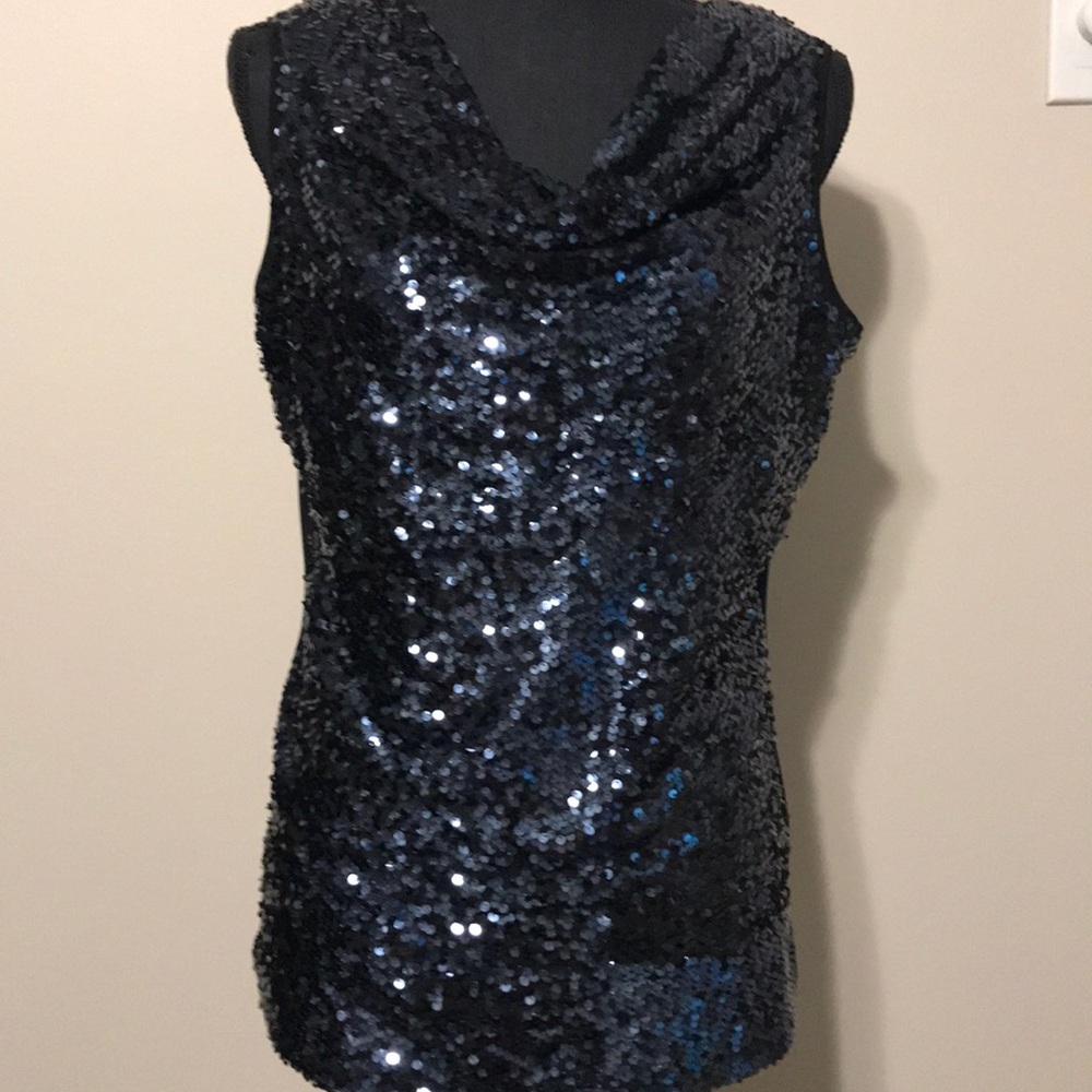 Calvin Klein Sleeveless Top with Sequins